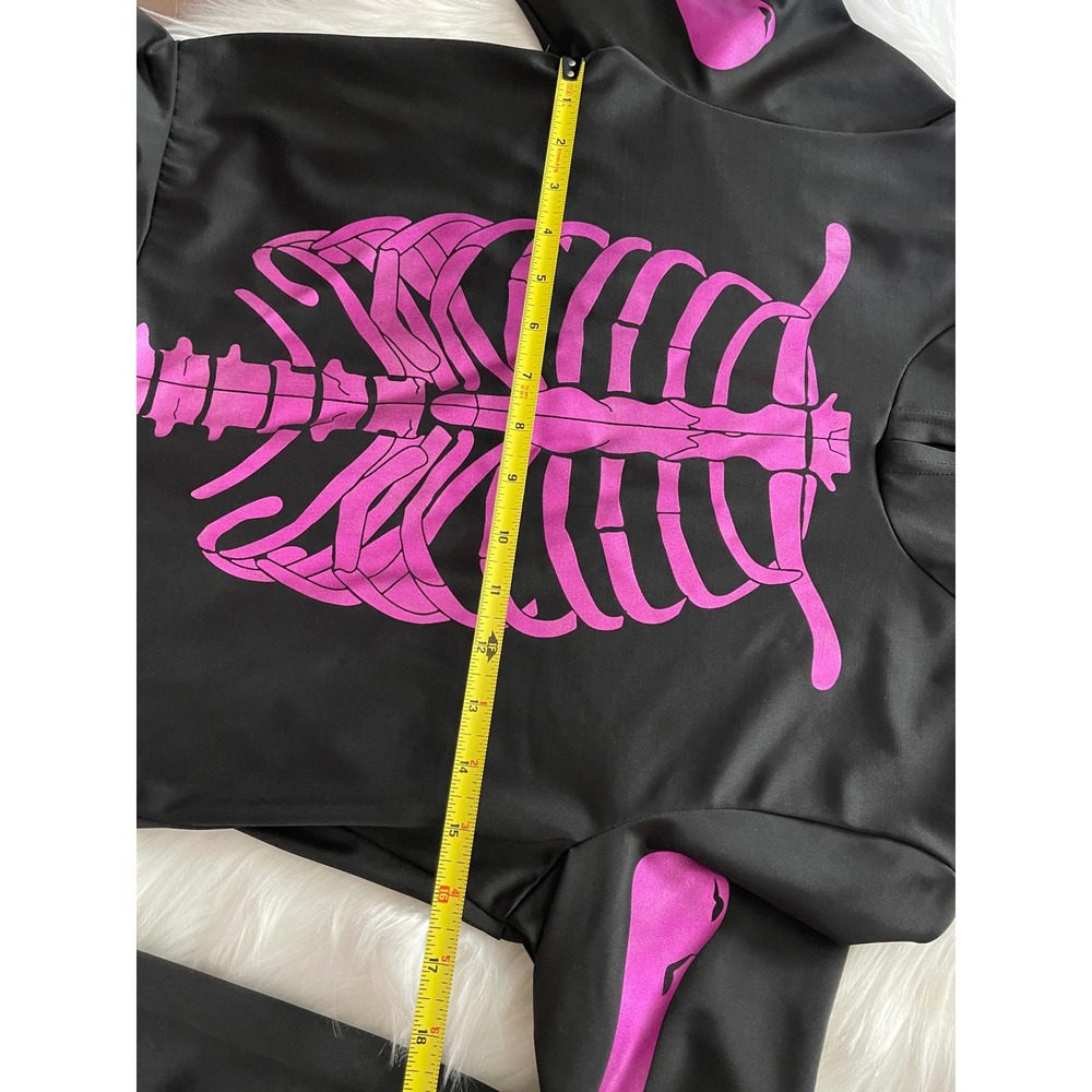 Spirit Halloween Costume Skeleton Graphic Dress Women's L Large Used - Picture 4 of 10